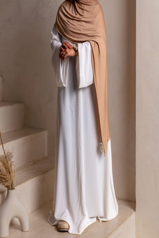 Medina Abaya white